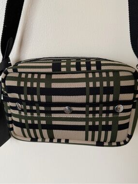 RADLEY LONDON Hadleigh Place Check Small Zip Crossbody in Porcini